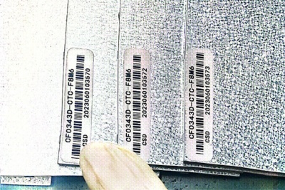 Ligne de production 34 Apposer des étiquettes sur les produits