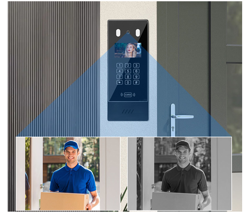 Fingerprint Doorbell Camera: The Future of Smart Home & Business Security Access 4 D17M72T Szczegóły dotyczące graffiti 05