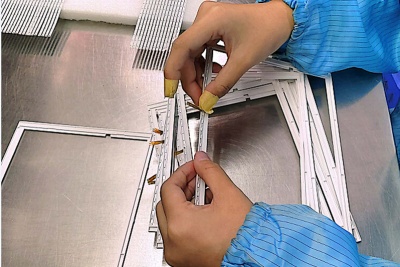 Ligne de production 23 Colle Cadre Bâton Bande lumineuse