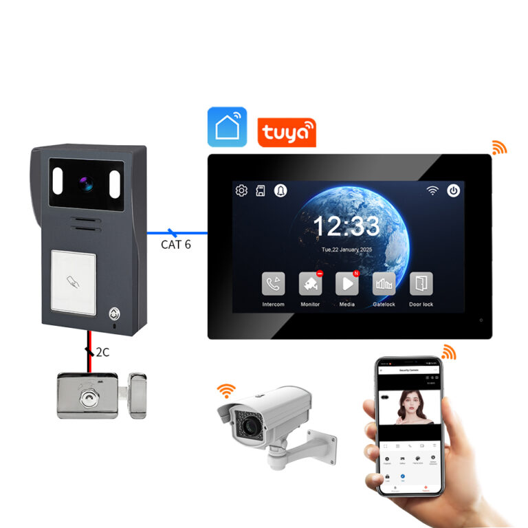 Smart 7‑inch Video Intercom Monitor – Elevate Your Building’s Communication & Security