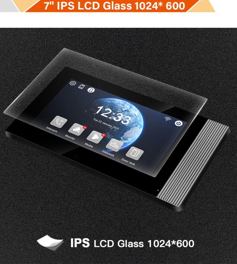 Here is our 7‑inch Full Touchscreen Indoor Unit – Powerful, Flexible, and Built for Modern Intercom Systems