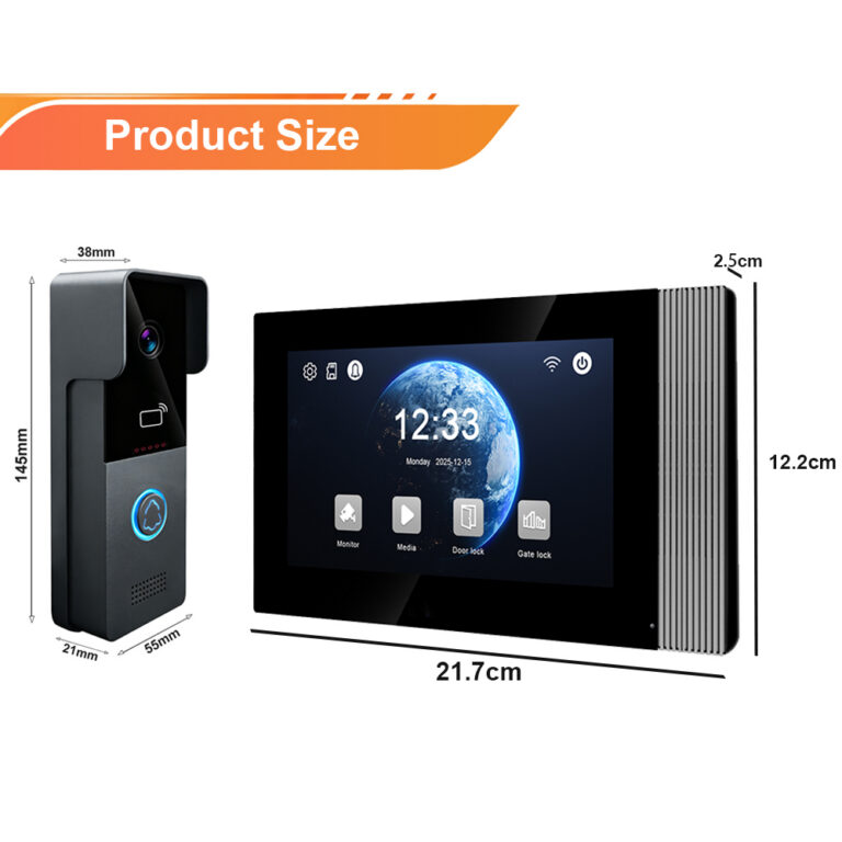 🏡 FARHD V1-2-Wire Villa Door Station – Simple Wiring, Stable Performance, and Easy Installation