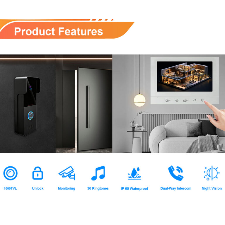 📦 Full Unboxing: 4‑Wire Analog Video Intercom Villa Kit – Your Complete Home Security Solution