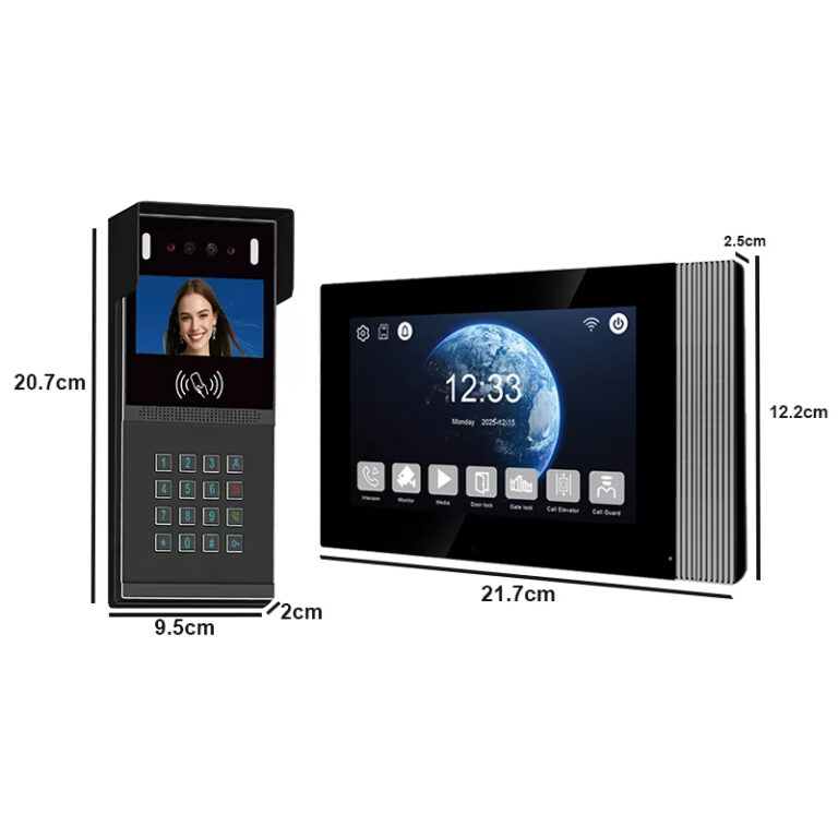 2026 New Arrival – 4.3″ Apartment Doorbell: Private‑Mold Design, Built for High‑Traffic Buildings
