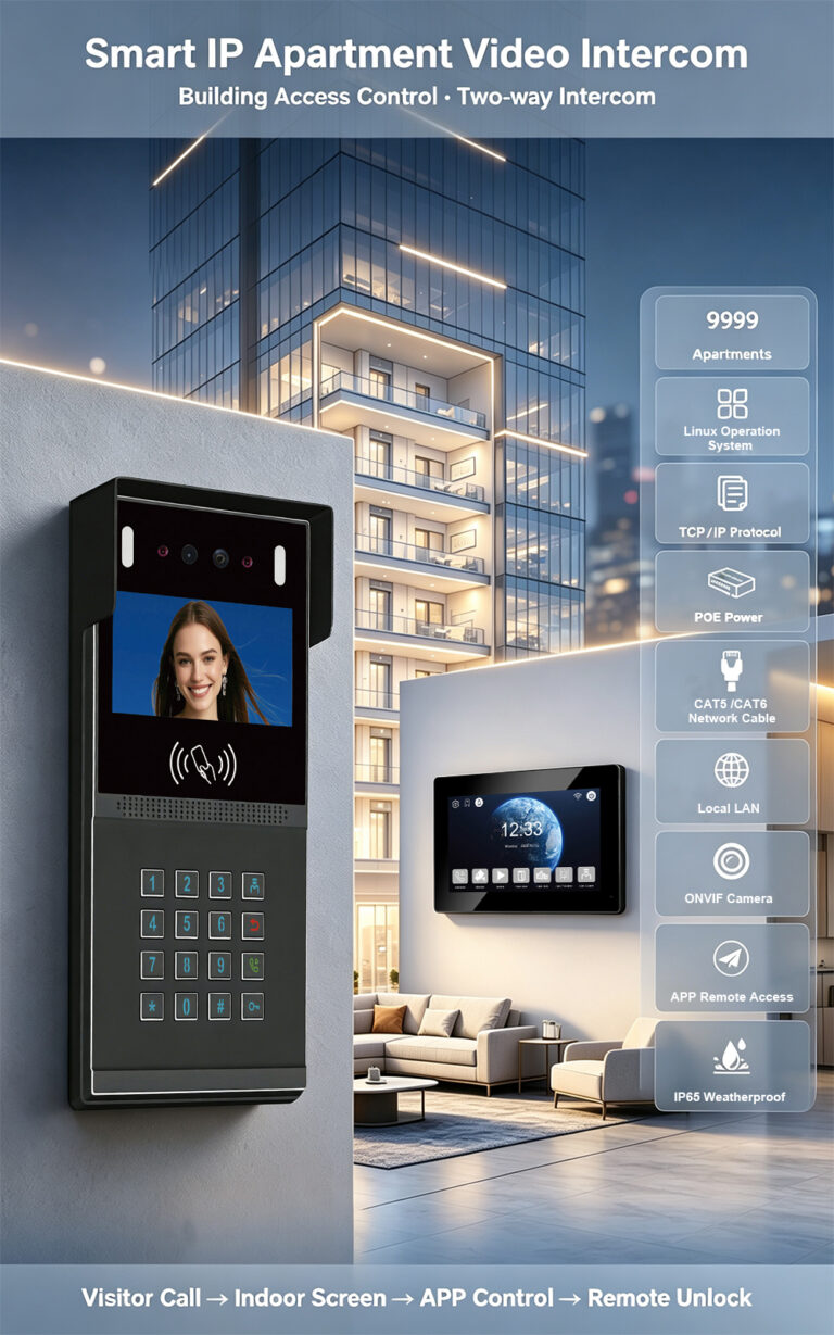 IP Apartment Outdoor Station and Indoor Monitor Room Number & Network Settings: Complete Configuration Guide for Smart Building Intercom Systems