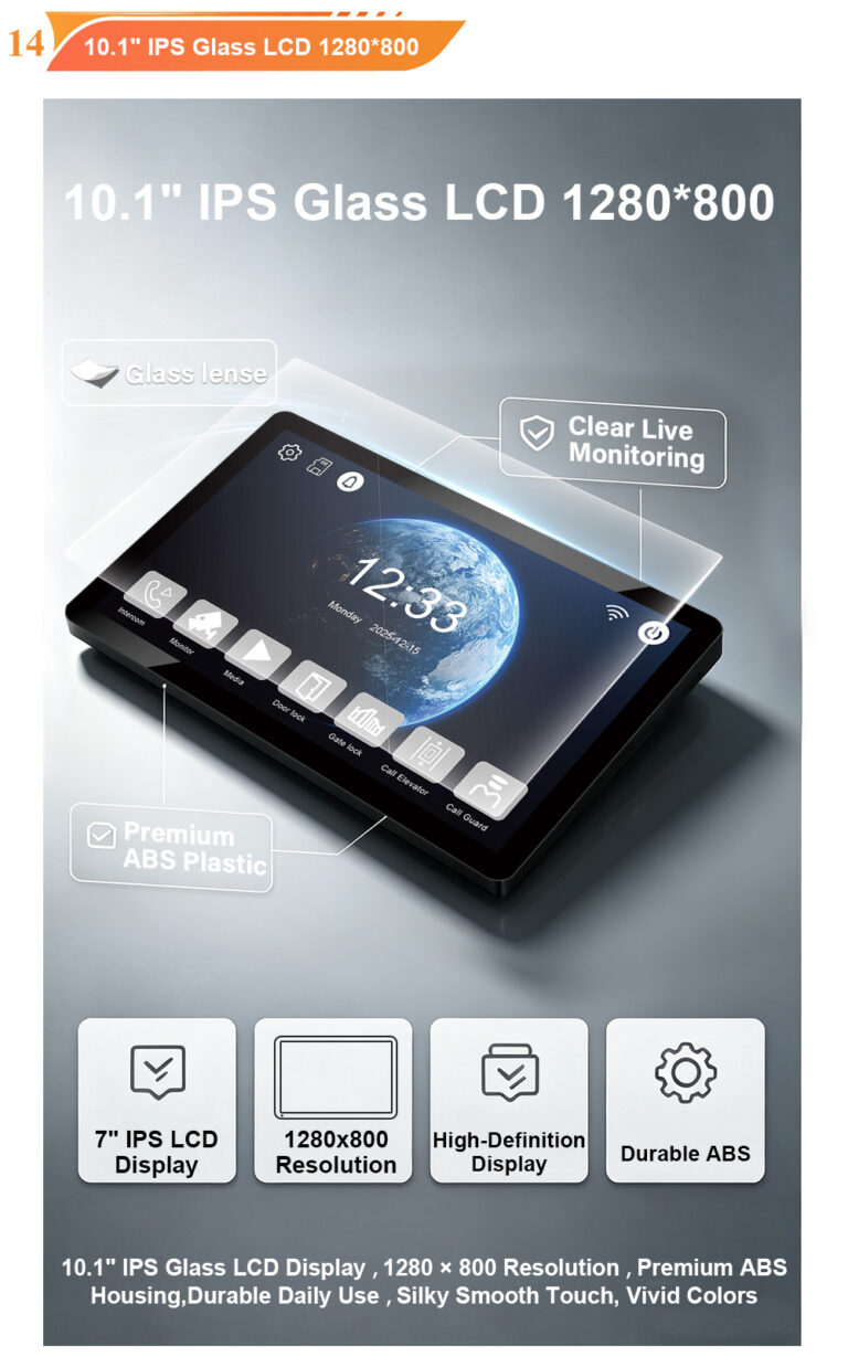 IP Apartment System: 5″ IPS Touch Screen Outdoor Station – Feature Instructions