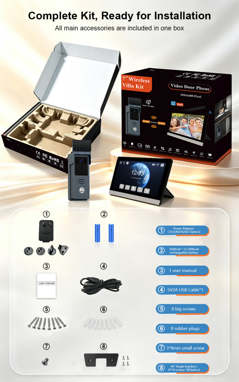 📦 Unboxing the New Wireless Video Doorbell System – Smart Security, No Wires, No Limits