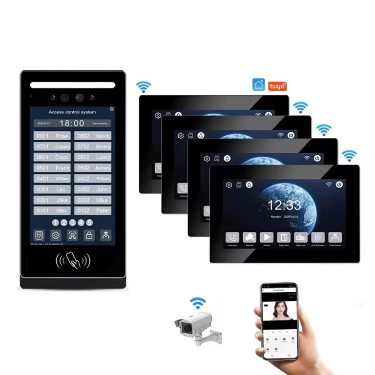 IP Apartment Intercom System: Every Call Panel Rings the Corresponding Indoor Monitor