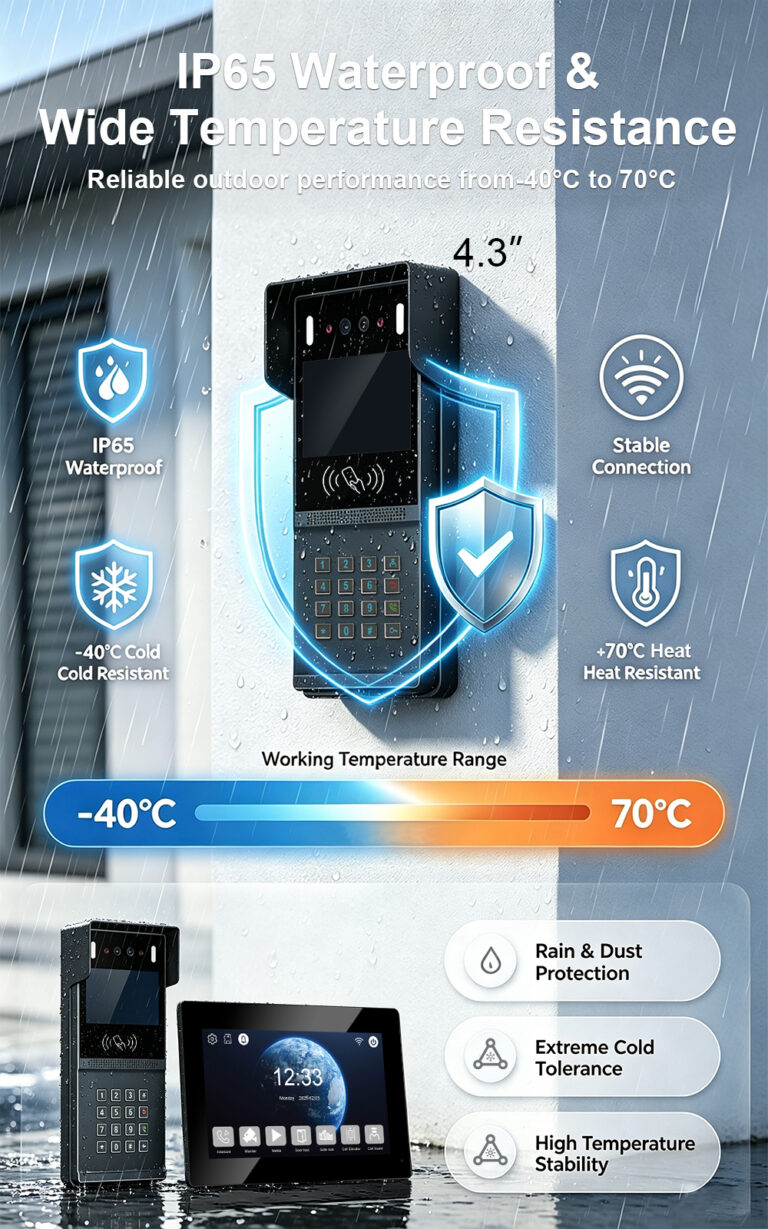 Complete Building Intercom Solutions from FARHD: IP, 2‑Wire, Apartment, and Tuya Smart Systems Since 1998